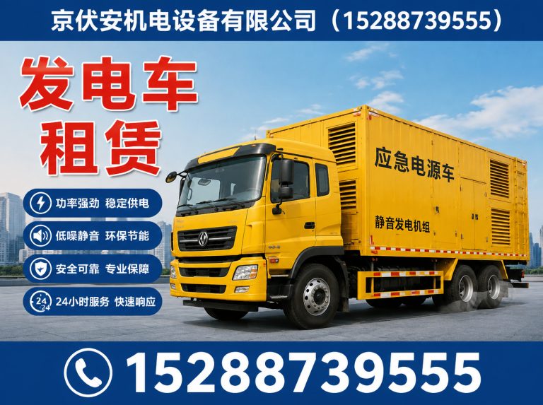 贺州发电车出租展示图
